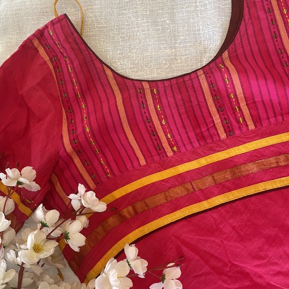 FABINDIA - cotton kurta in rani pink - FESTIVE diwali wear - Picture 2 of 6